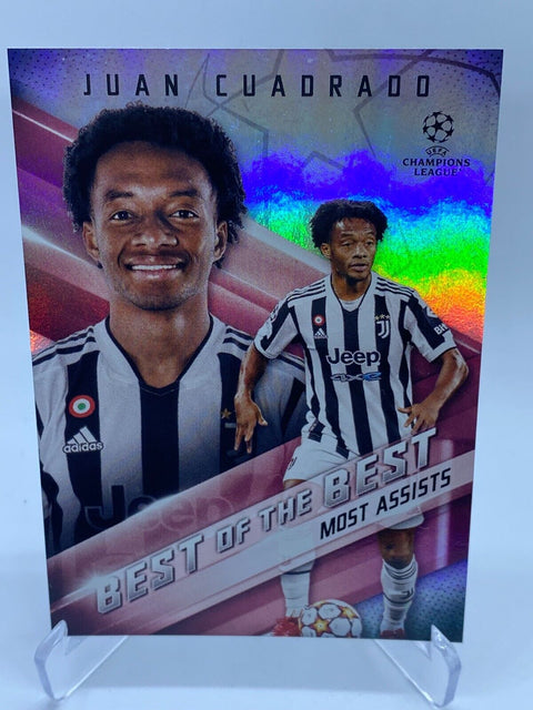 2021-22 Topps UEFA Champions League JUAN CUADRADO Best of the Best