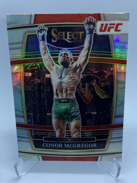 2022 UFC Select CONOR MCGREGOR Concourse Silver Prizm #93