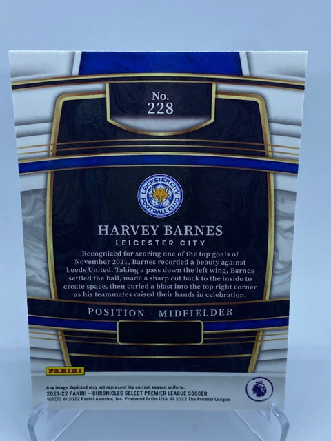 2021-22 Chronicles EPL HARVEY BARNES Select Rookie Base #228