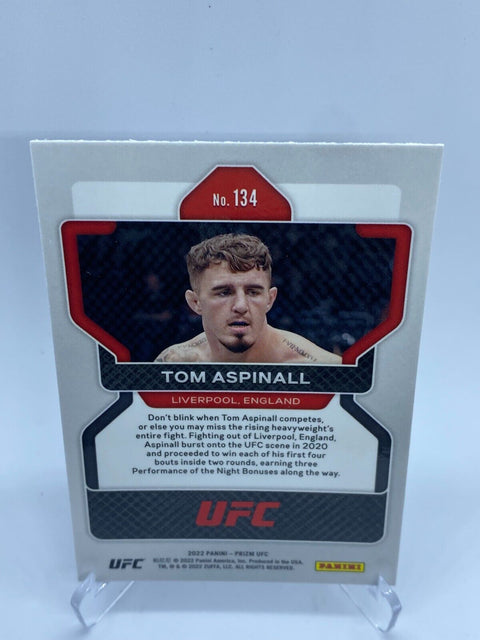 Tom Aspinall [ROOKIE] 2022 UFC Panini Prizm #134 RC HEAVYWEIGHT