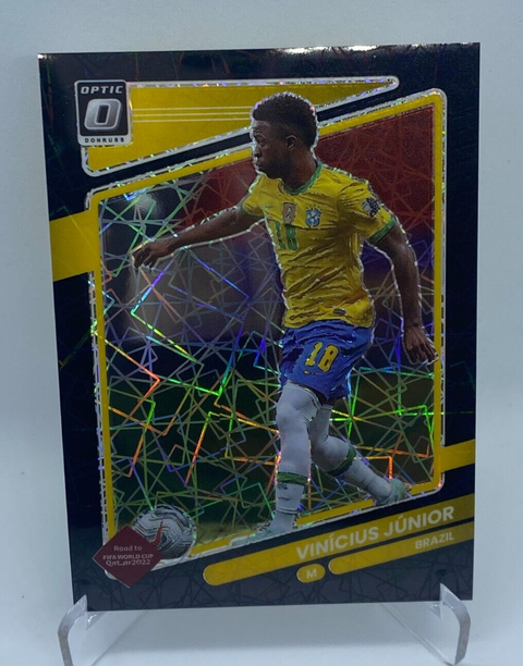 2021-22 Donruss Soccer VINICIUS JUNIOR Optic Black Velocity /25