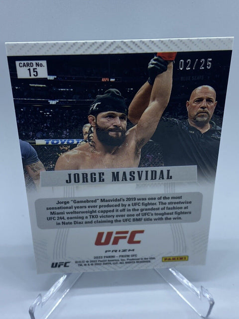 jorge masvidal 22 prizm Green Pulsar /25