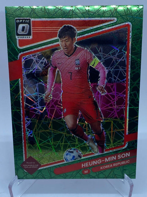 2021-22 Donruss HEUNG-MIN SON Optic Green Velocity Prizm  KOREA #133