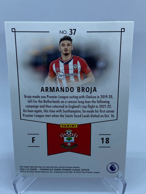 2021/22 Panini Chronicles Armando Broja RC #37 Southampton FC