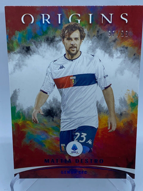 2021-22 Chronicles Serie A MATTIA DESTRO Origins Blue #90 /99