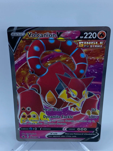 Volcanion V (Full Art) - 162/198 Ultra Rare Chilling Reign Pokemon Card