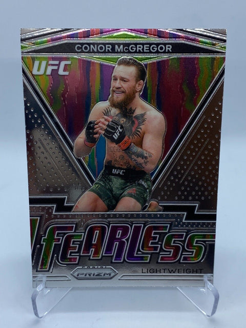 PANINI UFC PRIZM 2021 CONOR MCGREGOR FEARLESS BASE CARD #1