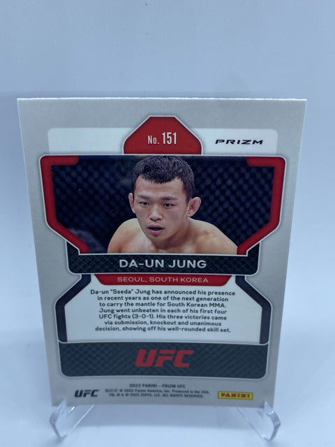 2022 UFC Prizm DA-UN JUNG Vertical Rookie Silver #151