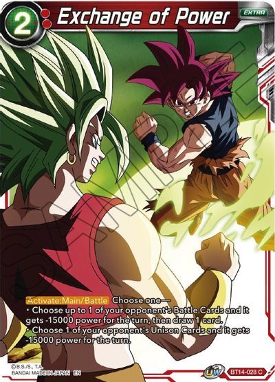 Exchange of Power - BT14-028