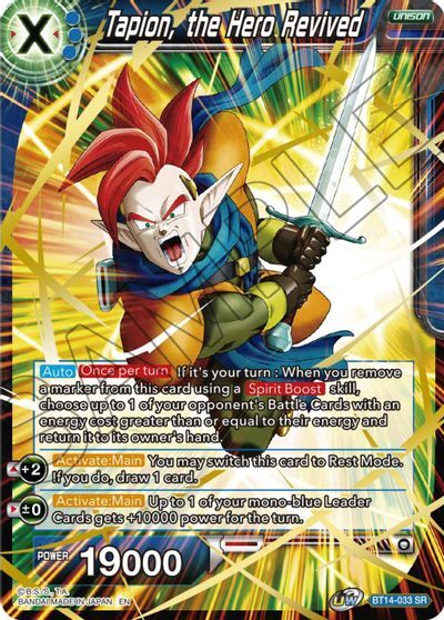 Tapion, the Hero Revived - BT14-033 SR