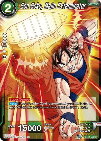 Son Goku, Majin Exterminator - BT14-072