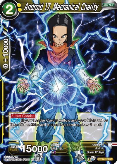 Android 17, Mechanical Charity - BT14-108