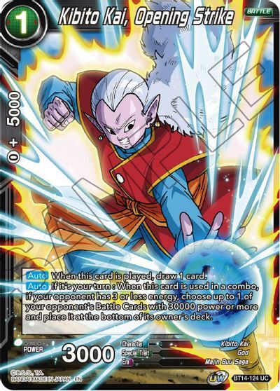 Kibito Kai, Opening Strike - BT14-124