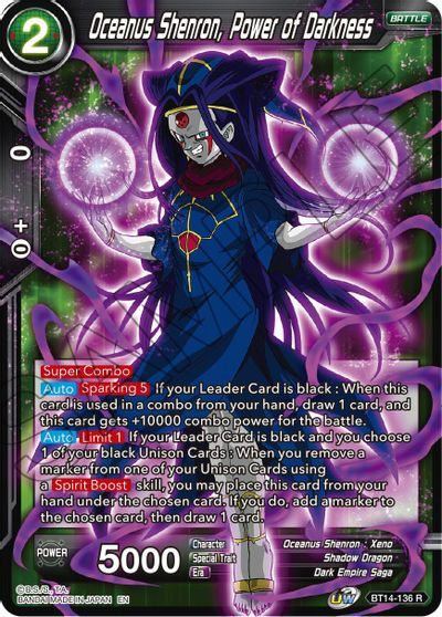 Oceanus Shenron, Power of Darkness - BT14-136