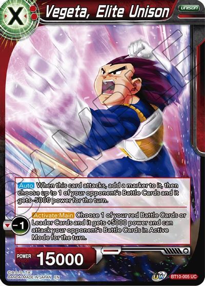 Vegeta, Elite Unison - BT10-005