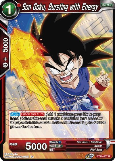 Son Goku, Bursting with Energy BT10-007