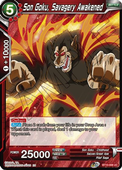 Son Goku, Savagery Awakened - BT10-006