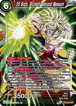 SS Broly, Brutality Beyond Measure - BT15-019SR