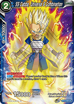 SS Cabba, Universe 6 Combination - BT15-038