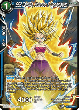 SS2 Caulifla, Universe 6 Combination - BT15-041