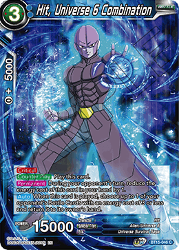 Hit, Universe 6 Combination - BT15-046