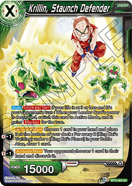 Krillin, Staunch Defender BT15-064