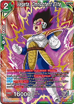 Vegeta, Omnipotent Elite BT15-143SR