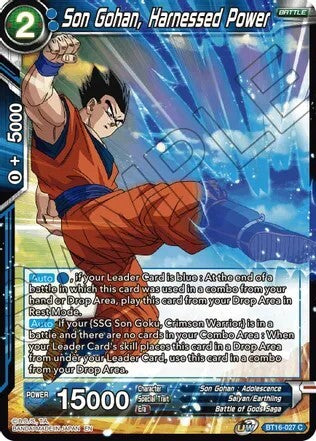 Son Gohan, Harnessed Power - BT16-027