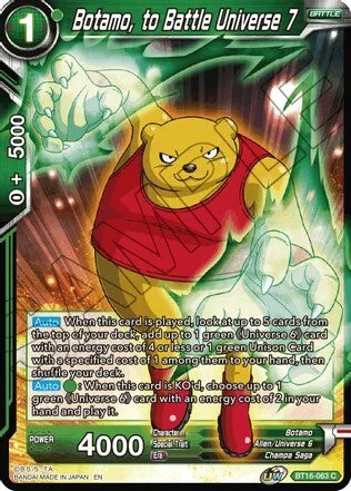 Botamo, to Battle Universe 7 - BT16-063