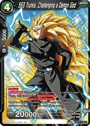 SS3 Trunks, Challenging a Demon God - BT16-108