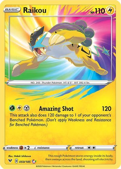 Raikou 050/185 Amazing Rare