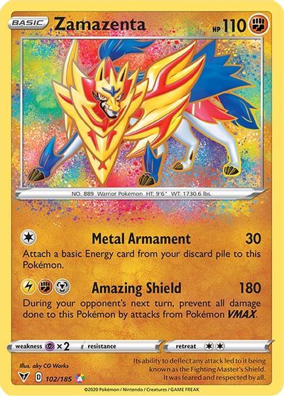 Zamazenta 102/185 Amazing Rare